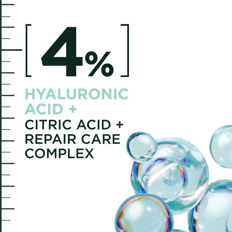 GARNIER Fructis hair filler + hyaluronic acid moisture repair shampoo شامبو الهايلرونك اسد والفلر للشعر من كارنيير