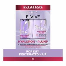 LOREAL PARIS Elvive Hyaluron + Plump Set Shampoo & Conditioner  لوريال باريس مجموعة الشامبو والبلسم