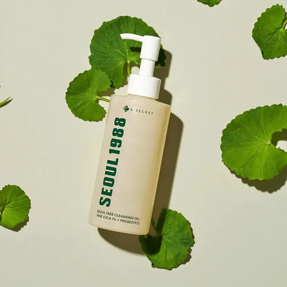 K SECRET SEOUL 1988 Cleansing Oil Pine Cica 1% + Probiotics الغسول الزيتي بالبروبايوتكس والسيكا من كي سيكرت