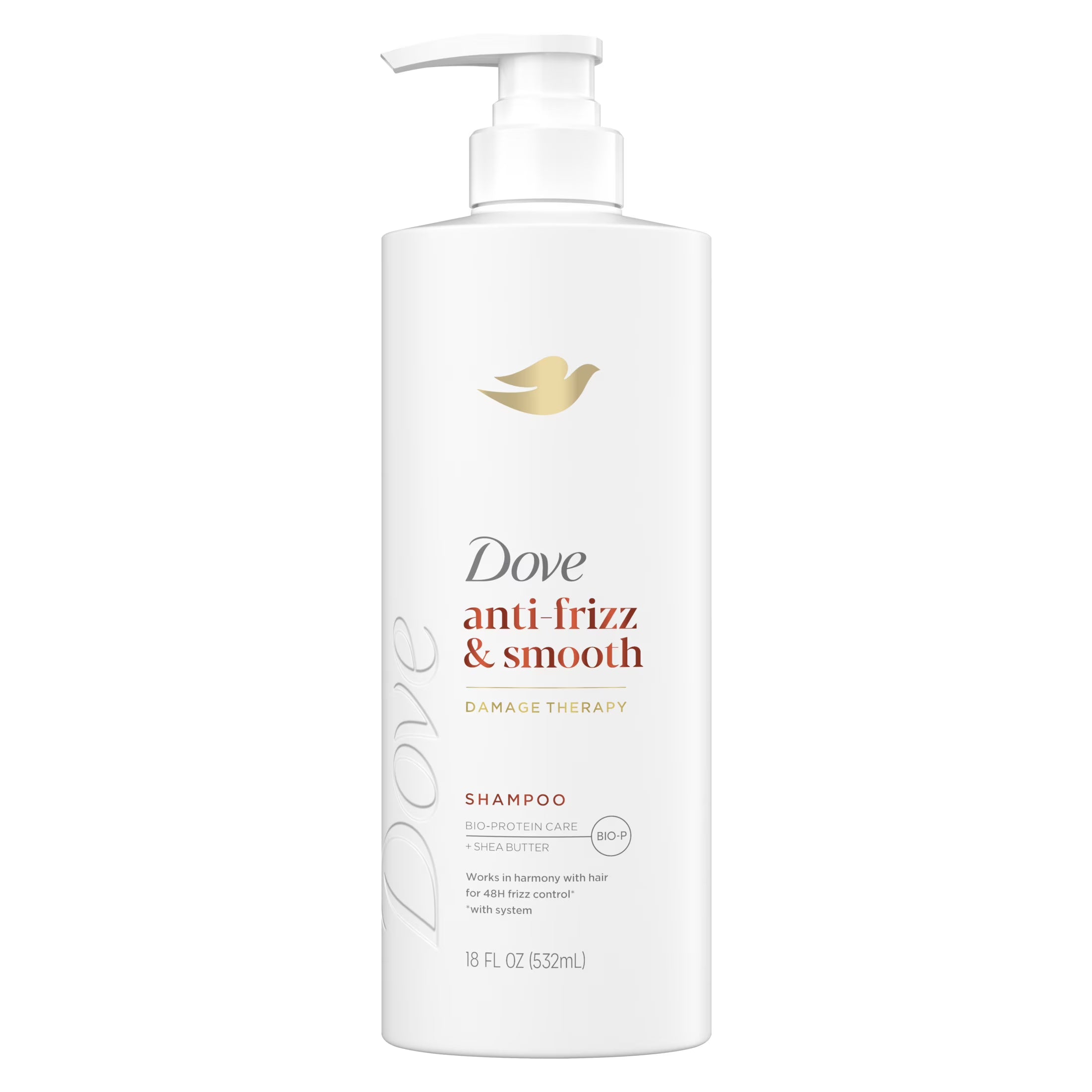DOVE Anti-Frizz & Smooth Damage Therapy Shampoo  شامبو دوف لعلاج التلف وتنعيم الشعر ومكافحة التجعّد