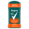Degree Men 48 Hr Antiperspirant Deodorant - Wild Woods Twin Pack مزيل العرق الرجالي الفعّال برائحة الأخشاب البرية