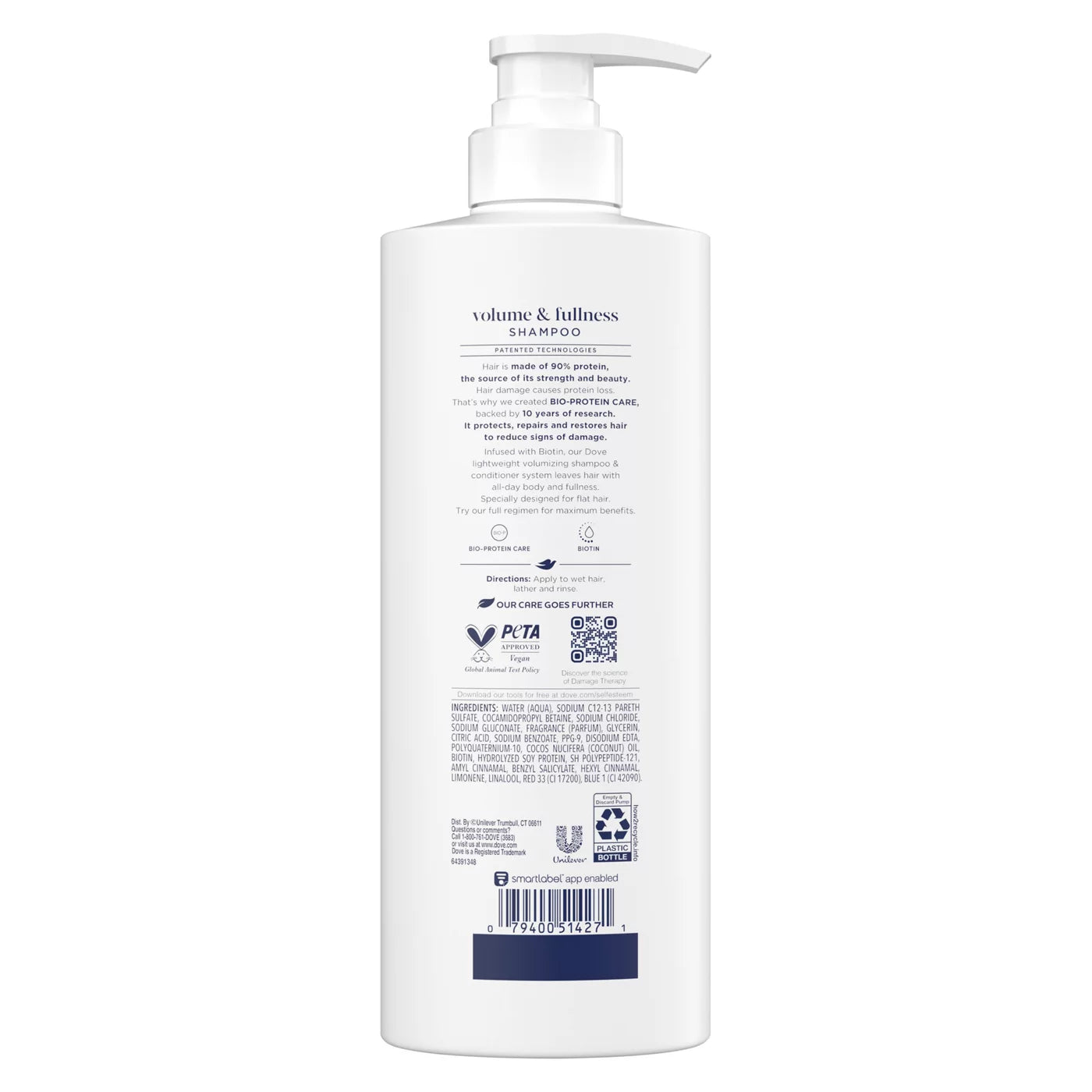 Dove Volume & Fullness Damage Therapy Shampoo  شامبو دوف لعلاج التلف وزيادة الكثافة