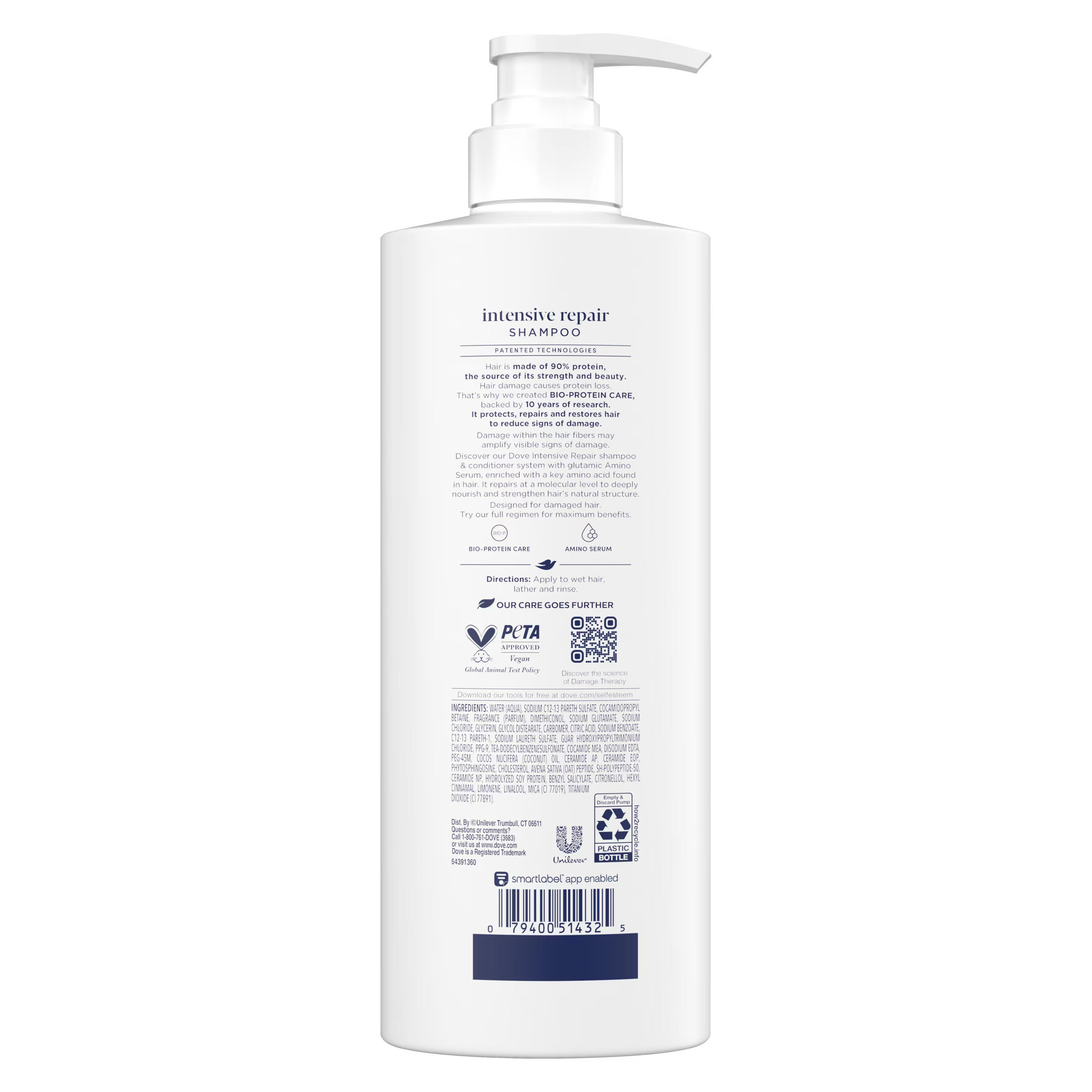 DOVE Intensive Repair Damage Therapy Shampoo  شامبو دوف إصلاح مكثف لتلف الشعر