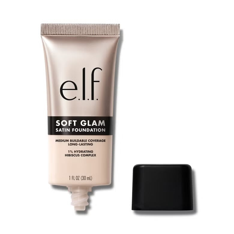 ELF Soft Glam Satin Foundation كريم الأساس إيلف تغطية متوسطة ولمسة ساتانية