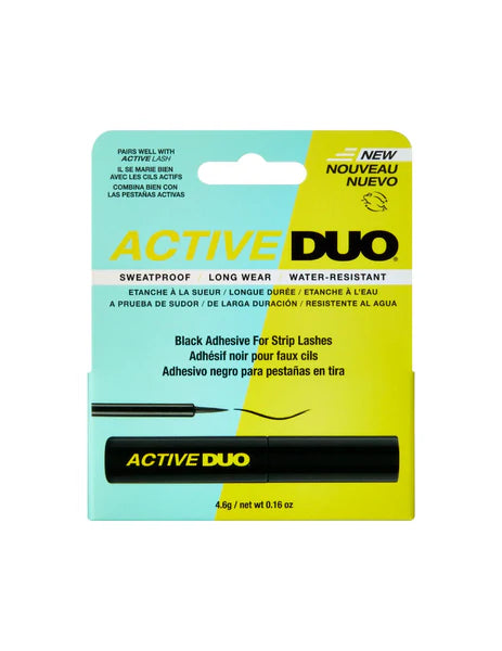 DUO Active New Nouveau Nuevo Black Adhesive For Strip Lashes صمغ الرموش من ديو الاصدار الجديد
