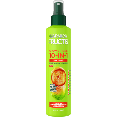 Garnier Fructis Grow Strong Thickening 10 in 1 Spray Multitasking Leave In سبريه تصفيف الشعر من كارنييه