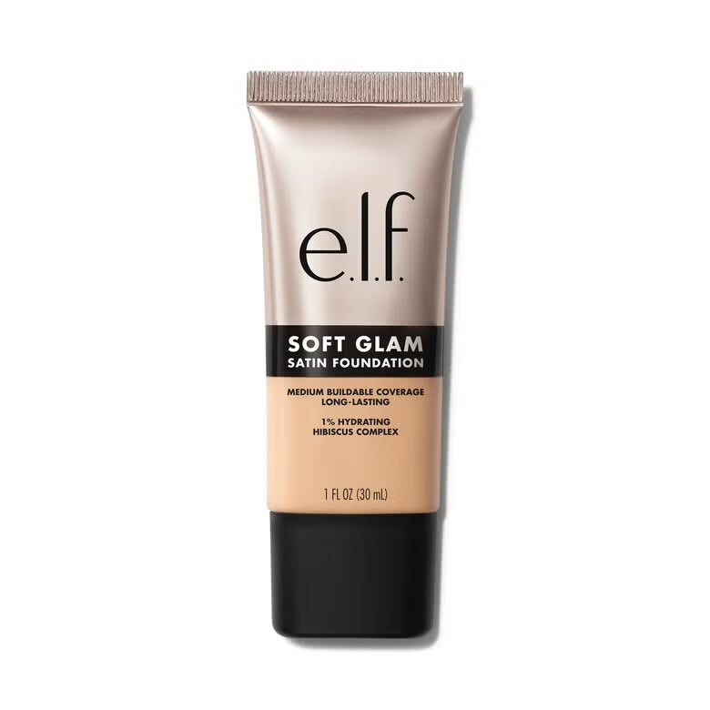 ELF Soft Glam Satin Foundation كريم الأساس إيلف تغطية متوسطة ولمسة ساتانية