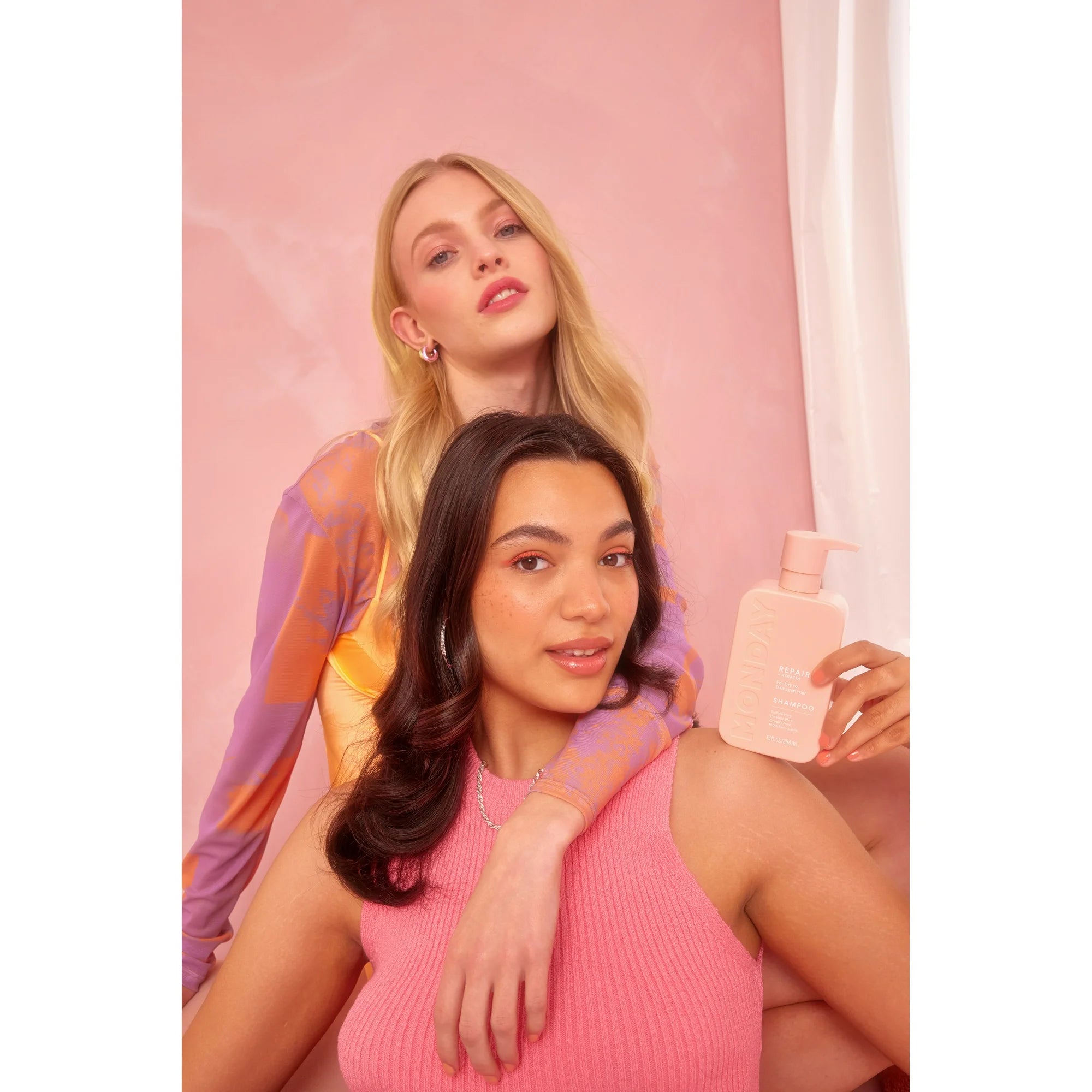 MONDAY repair + keratin for dry to damaged hair shampoo شامبو الشعر المتضرر من مندي