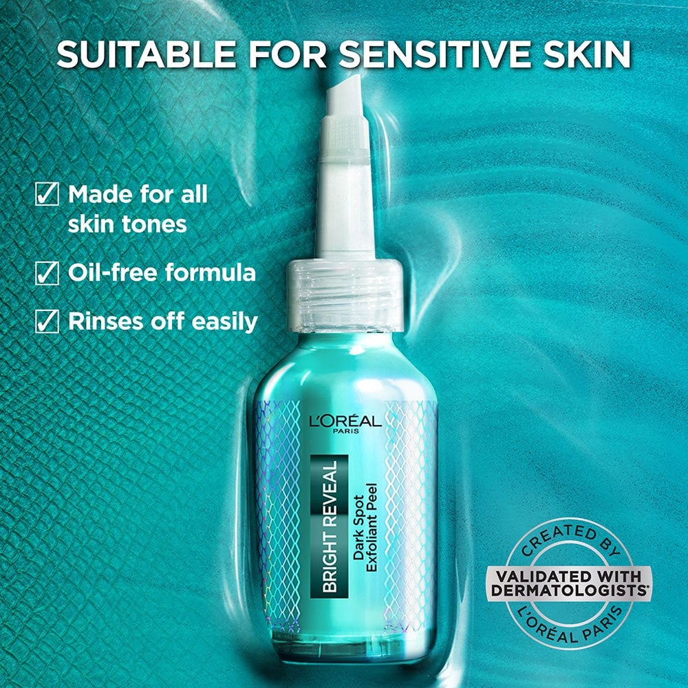 LOREAL PARIS Bright Reveal Dark Spot Exfoliant Peel مقشر لوريال باريس لتقشير البشرة وتفتيح البقع الداكنة