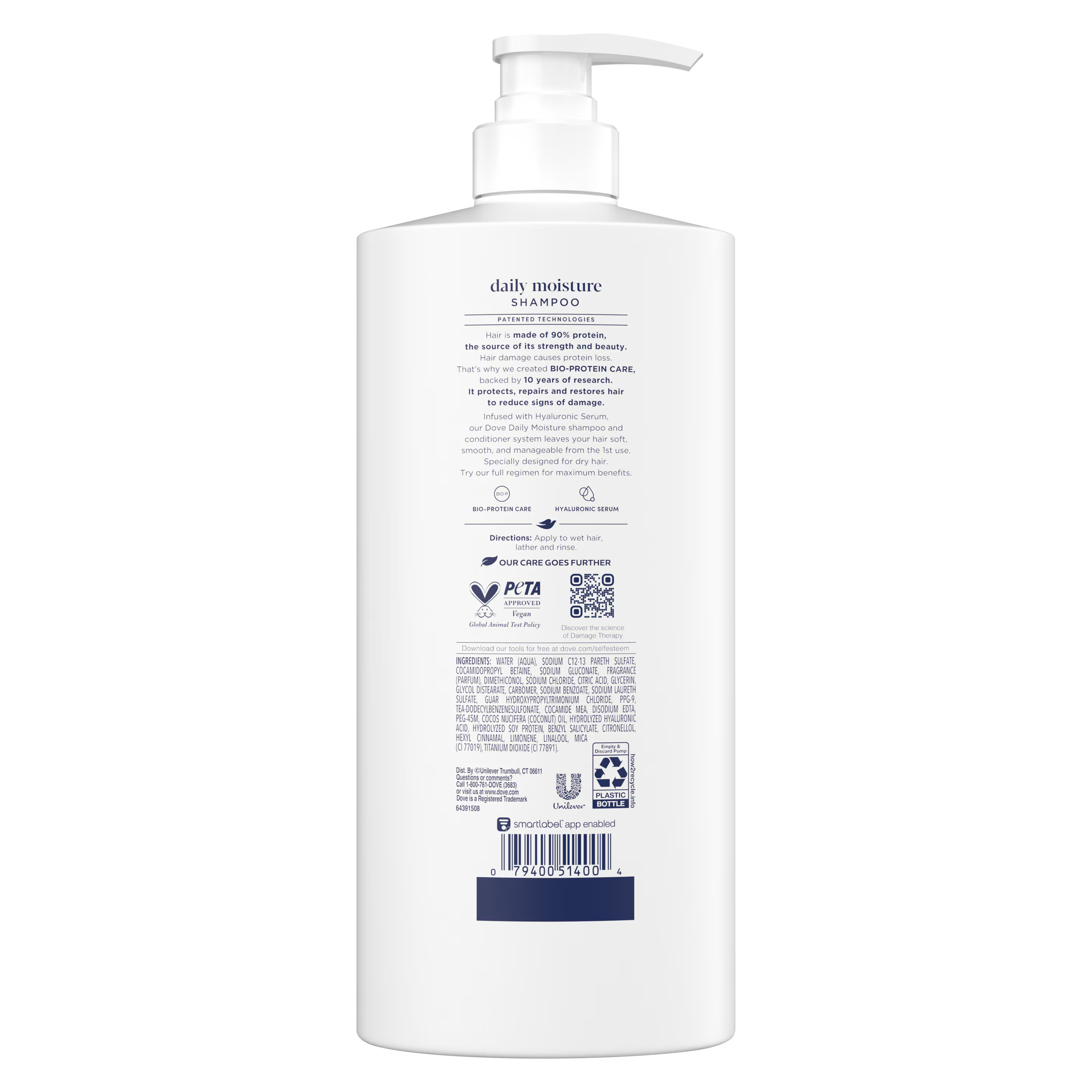 DOVE Daily Moisture Damage Therapy Shampoo شامبو دوف اليومي لترطيب الشعر وعلاج التلف