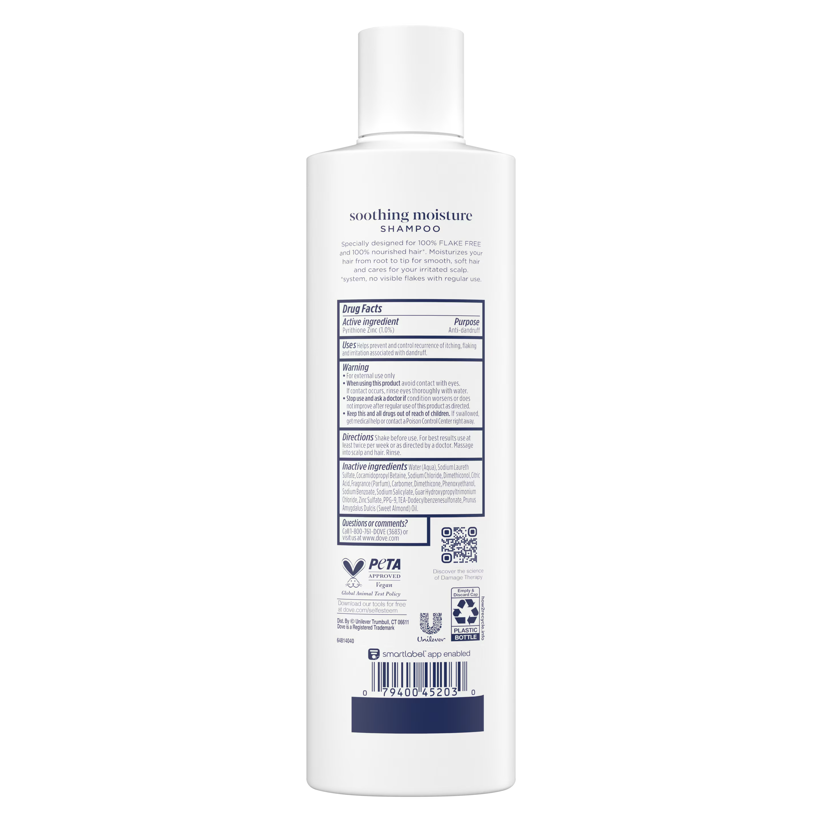 DOVE Soothing Moisture Damage Therapy Anti-Dandruff Shampoo  شامبو دوف علاج التلف المضاد للقشرة