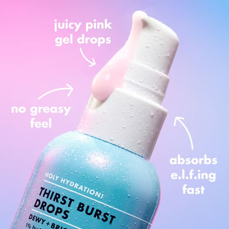 ELF Holy Hydration Juicy Pink Gel Drops  سيروم جيلي من ايلف