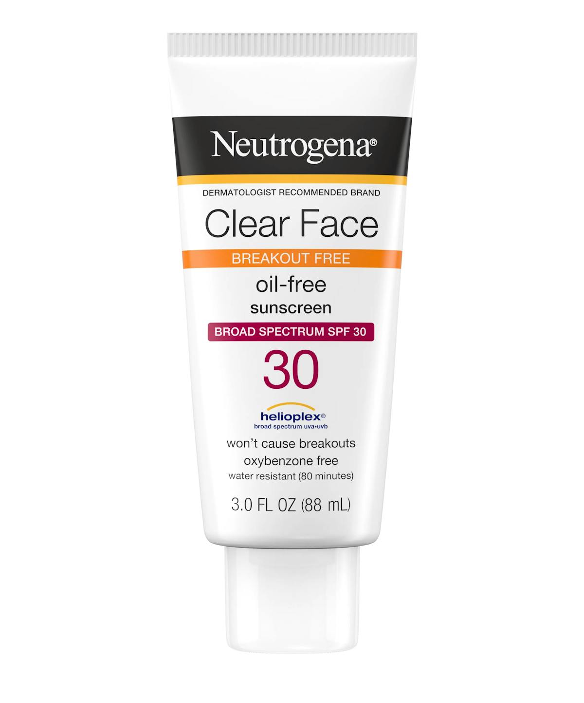Neutrogena Clear Face Oil Free Sunscreen SPF30 واقي شمس نيتروجينا كلير فيس الخالي من الزيوت