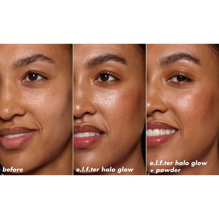 ELF Halo Glow Powder Filter بودرة التثبيت المضغوطة من ايلف