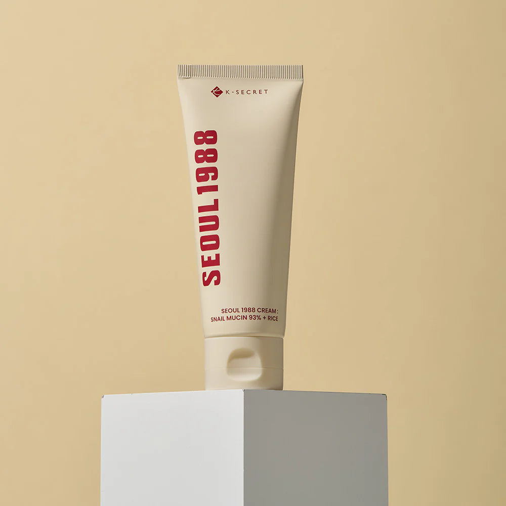 K SECRET SEOUL 1988 Cream Snail Mucin 93% + Rice كريم الحلزون و الارز من كي سيكرت