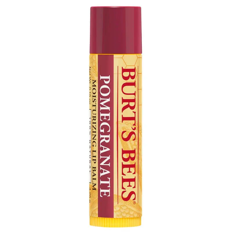 BURTS BEES Pomegranate Lip Balm  بلسم الشفاه الطبيعي بخلاصة الرمان من بيرتس بيز