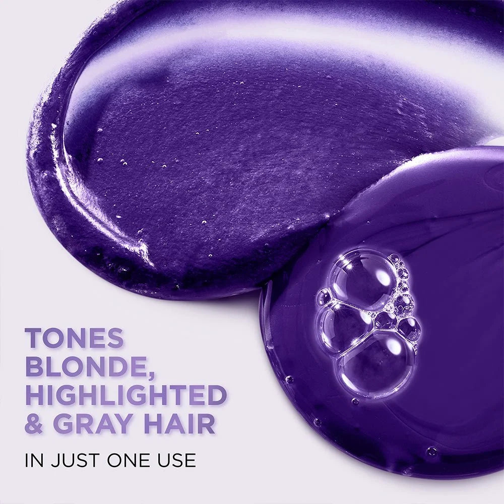 LOREAL PARIS Ever Pure Sulfate Free Purple Shampoo شامبو لورِيال باريس  لتوحيد اللون وتقليل الاصفرار في الشعر الأشقر
