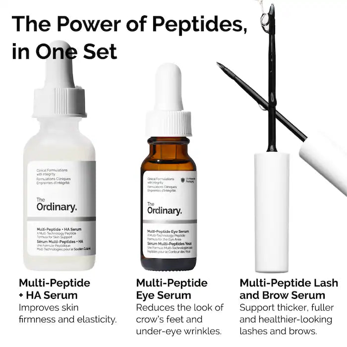 THE ORDINARY The Power Of Peptides Set مجموعة العناية بالبشرة بالببتيدات من ذا اورديناري