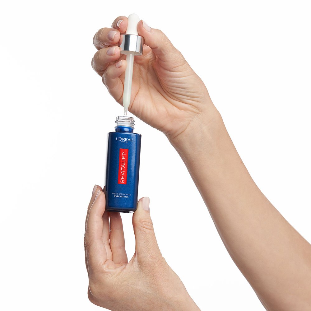 LOREAL PARIS Revitalift Derm Intensives Night Serum  سيروم ليلي مع 0.3% ريتينول نقي لتقليل التجاعيد من لوريال
