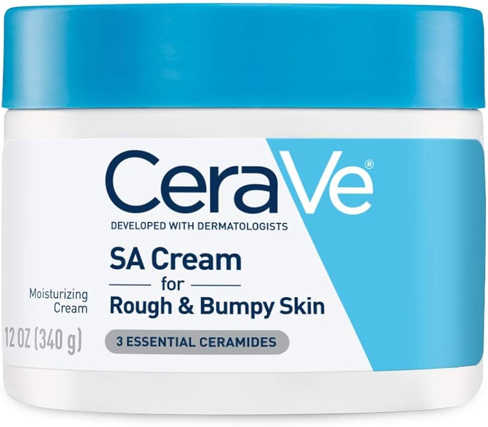 CERAVE Developed With Dermalogests SA Cream For Rough & Bumpy Skin 3 Essential Ceramidcs كريم السيراميد والسالسيلك اسد لتقشير و ترميم البشرة