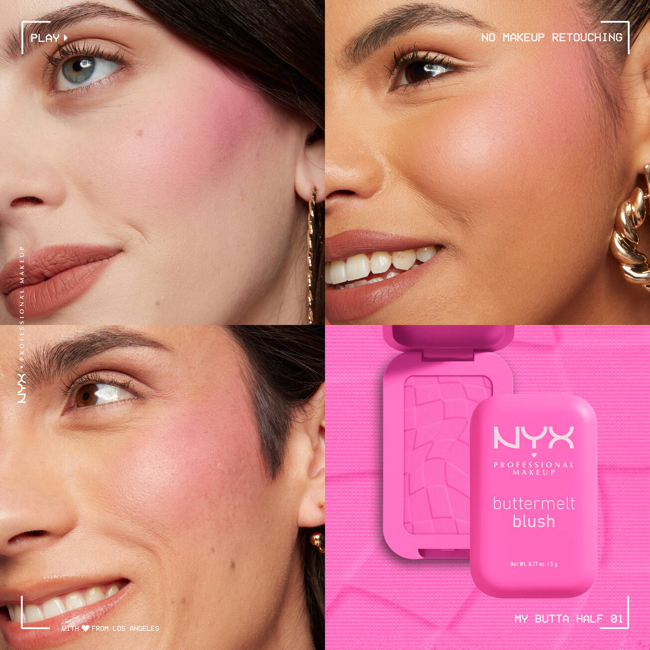 NYX Professional Makeup Buttermelt Blush احمر الخدود من نيكس