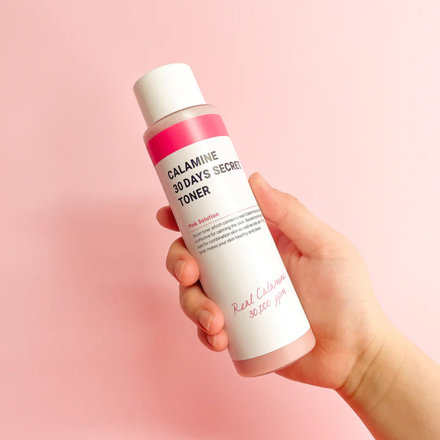 K SECRET Calamine 30 days secret toner pink solution