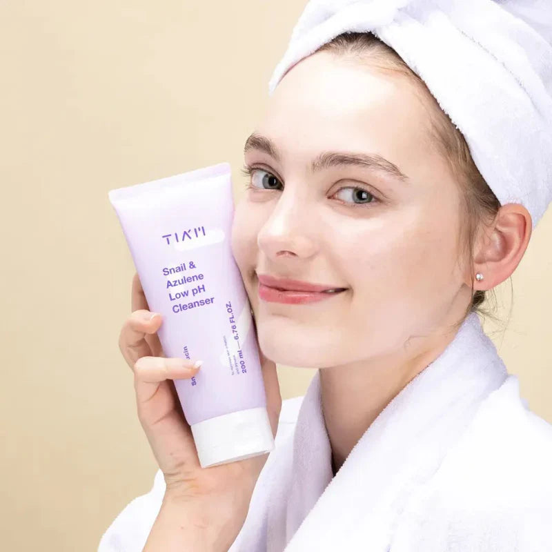 TIAM Snail & Azulene Low pH Cleanser Snail Mucin