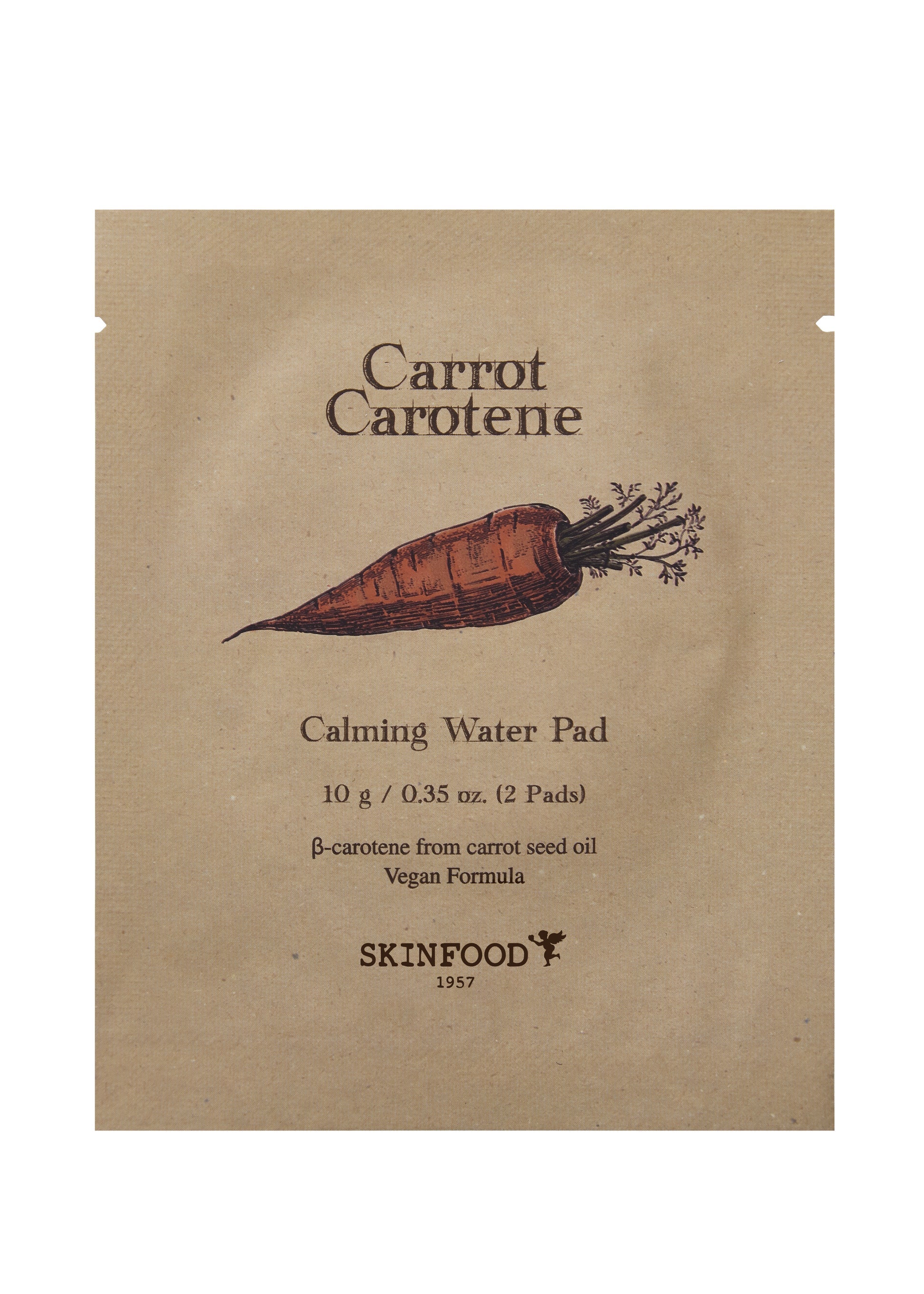 SKINFOOD Carrot Carotene Calming Water Pad شرائح مهدئة للبشرة بالجزر