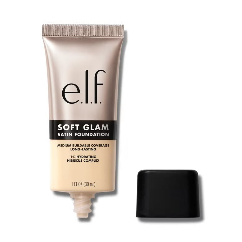 ELF Soft Glam Satin Foundation كريم الأساس إيلف تغطية متوسطة ولمسة ساتانية