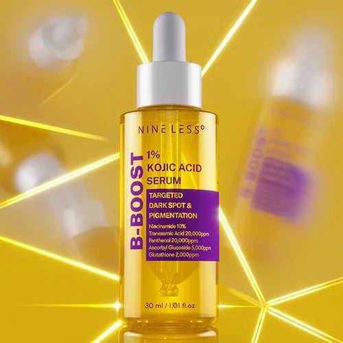 NINELESS B-boost 1% kojic acid serum targeted dark spot & pigmentation سيروم الكوجك اسد من ناين ليس