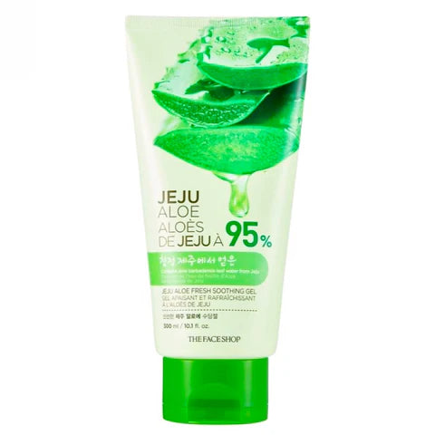 THE FACE SHOP Jeju Aloe 95% Fresh Soothing Gel جل الالو فيرا من ذا فيس شوب