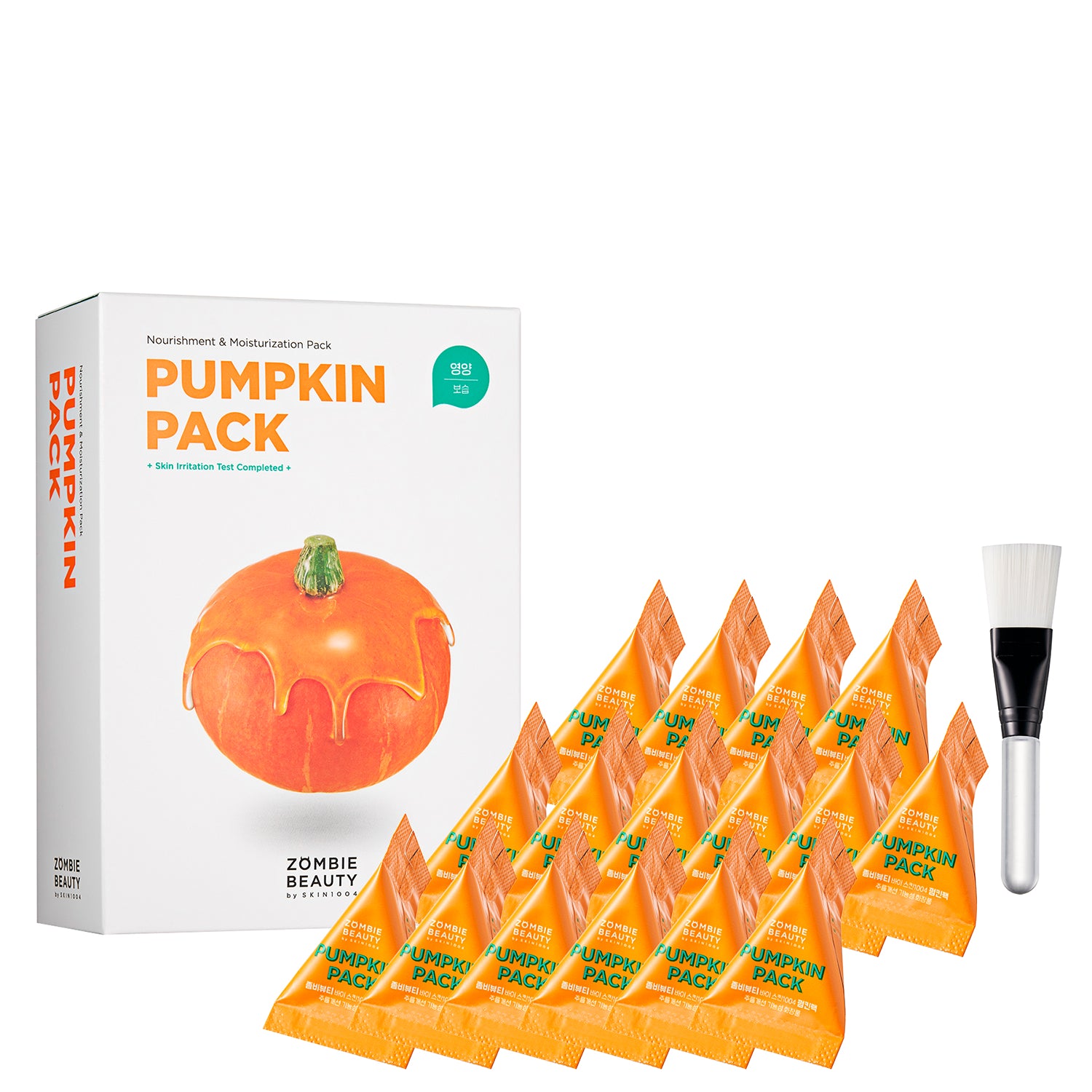 SKIN 1004 nourishment & moisturization pack pumpkin pack + skin irration test completed + zombie beauty