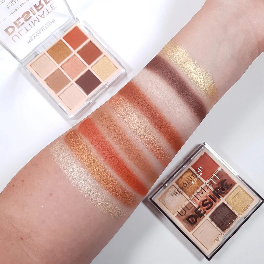 REVOLUTION Ultimate Desire Shadow Palette Into The Bronzer علبة ظلال العيون من ريفليوشن