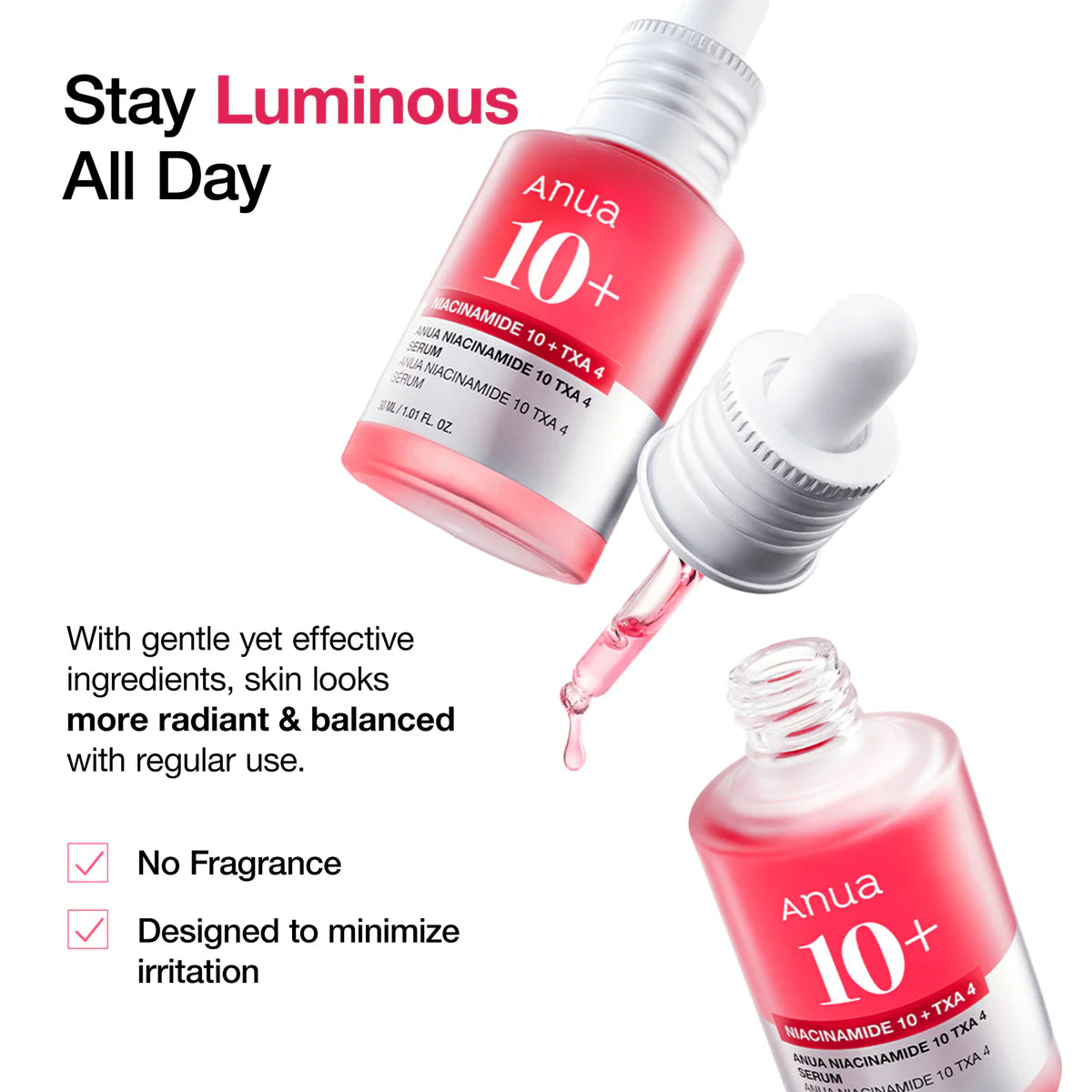 ANUA Niacinamide 10 + Tax 4 Serum سيروم النياسينمايد من انوا