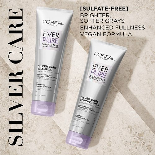 LOREAL PARIS Ever Pure Silver Care Conditioner بلسم لوريال باريس للعناية بالشعر الرمادي والأشقر