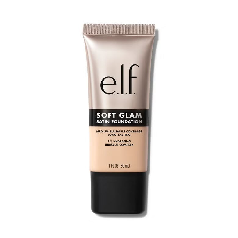 ELF Soft Glam Satin Foundation كريم الأساس إيلف تغطية متوسطة ولمسة ساتانية