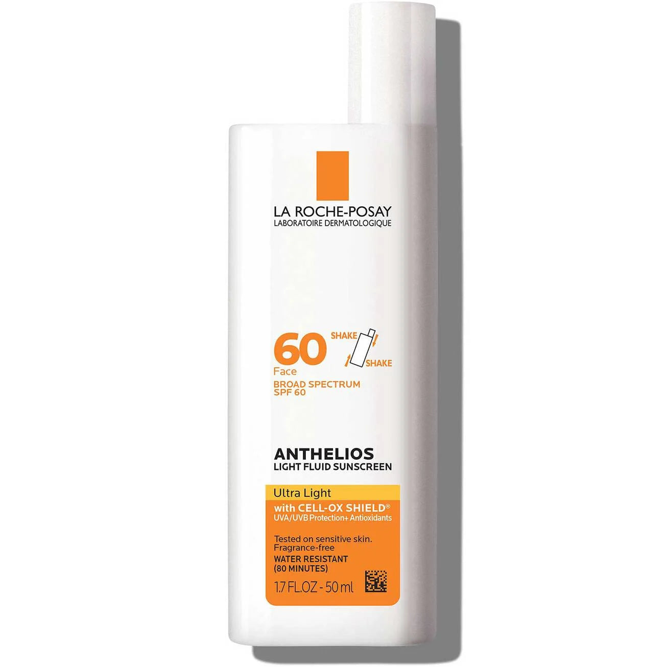 LA ROCHE POSAY 60 Face Broad Spectrum SPF 60 Anthelios Light Fluid Sunscreen Ultra Light واقي الشمس من لاروش بوزيه