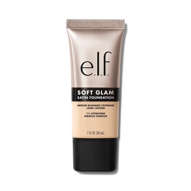 ELF Soft Glam Satin Foundation كريم الأساس إيلف تغطية متوسطة ولمسة ساتانية