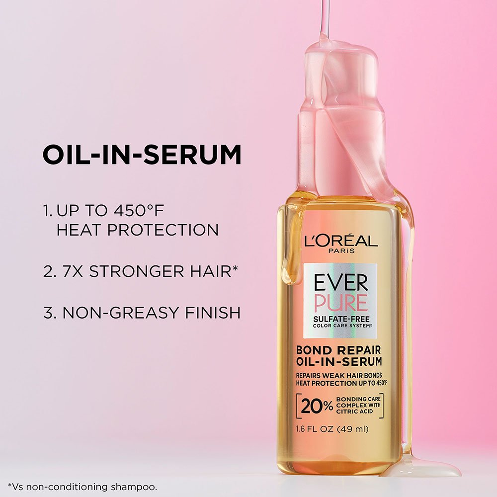 LOREAL PARIS Ever Pure Bond Repair Oil In Serum سيروم اصلاح الشعر من لوريال بارس