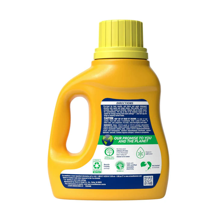 ARM & HAMMER Powerfully Clean Burst Liquid Laundry Detergent - منظف الملابس السائل بقوة التنظيف العميق ورائحة الانتعاش من ارم اند هامر
