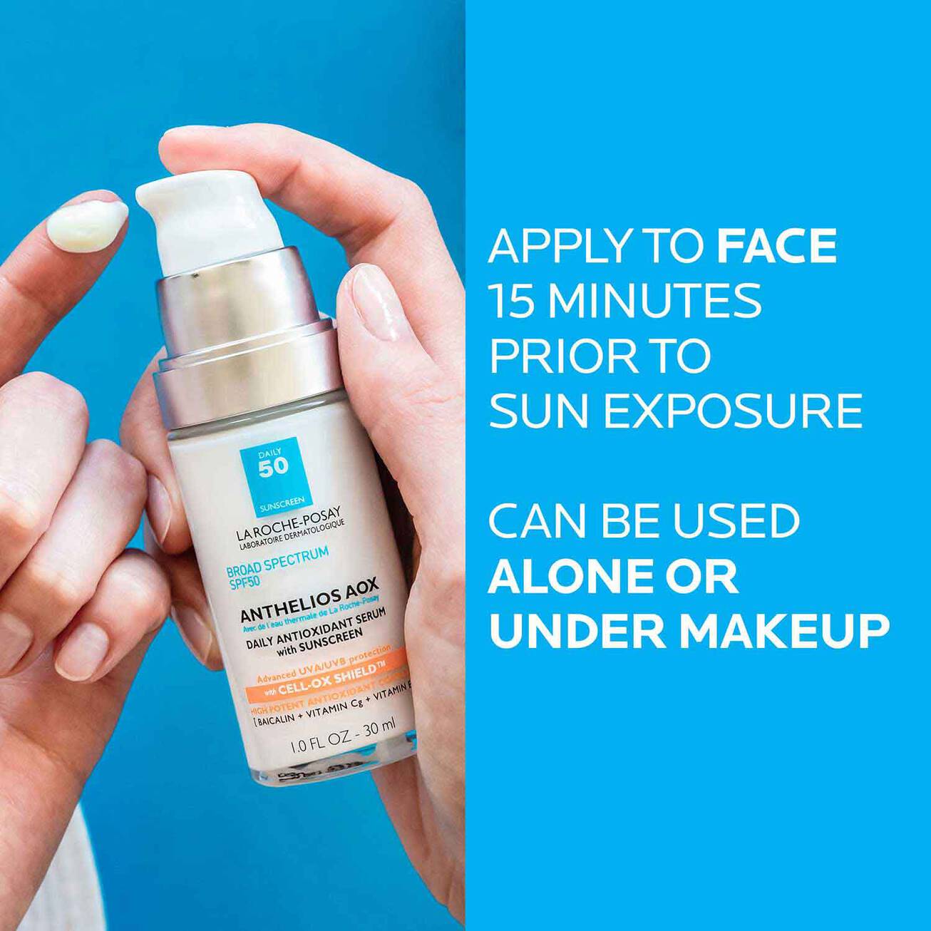 LA ROCHE POSAY Daily Antioxidant Serum With Sunscreen SPF50 سيروم واقي يومي مضاد للأكسدة من لاروش بوزيه