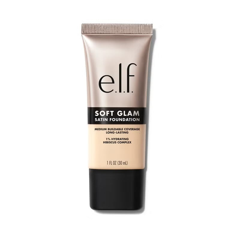 ELF Soft Glam Satin Foundation كريم الأساس إيلف تغطية متوسطة ولمسة ساتانية