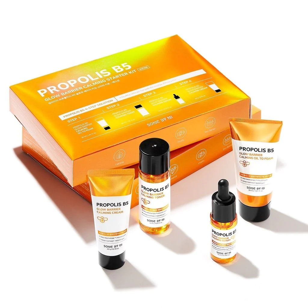 SOME BY MI Propolis B5 Glow Barrier Calming Starter Kit مجموعة العناية بالبشرة بالبروبلس