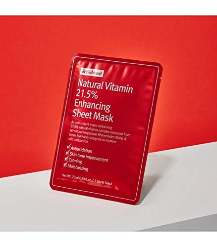 BY WISHTREND natural vitamin 21.5% enhancing sheet mask