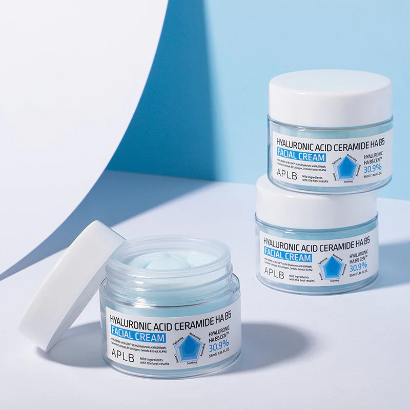 APLB Hyaluronic Acid Ceramide Ha B5 Facial Cream 30.9% كريم الهايلرونك اسد والسيراميد
