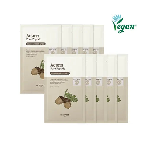 SKINFOOD Acorn Pore Peptide Firming  قناع ورقي بمستخلص البلوط من سكنفود