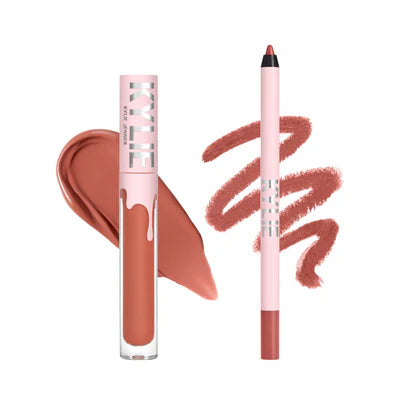 KYLIE JENNER Matte Lipstick & Lip Liner مجموعة أحمر الشفاه من كايلي جينير