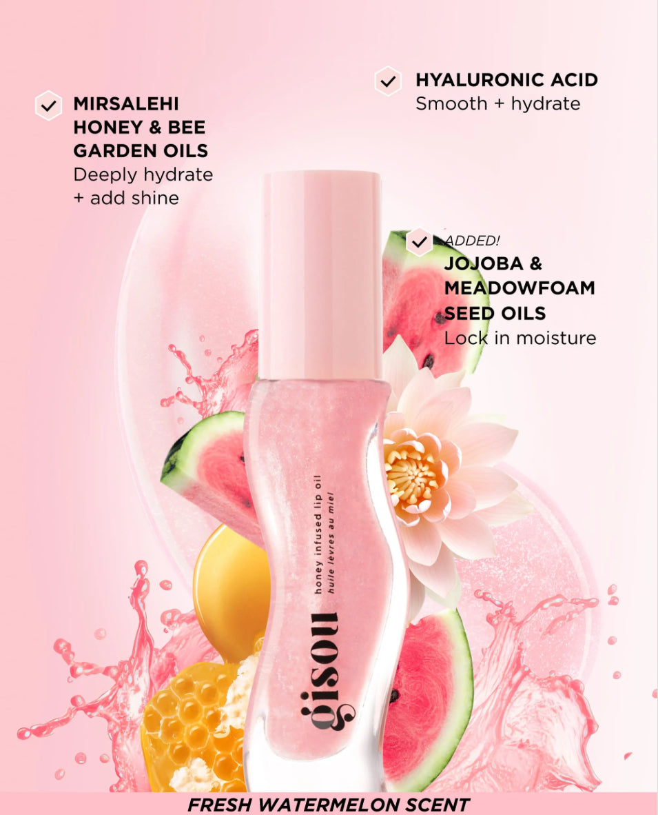GISOU Honey Infused Lip Oil زيت الشفاه بالعسل من جيسو
