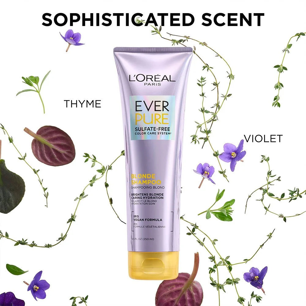 LOREAL PARIS EverPure Sulfate-Free Blonde Conditioner بلسم لوريال باريس للعناية بالشعر الأشقر والمعالج بالألوان