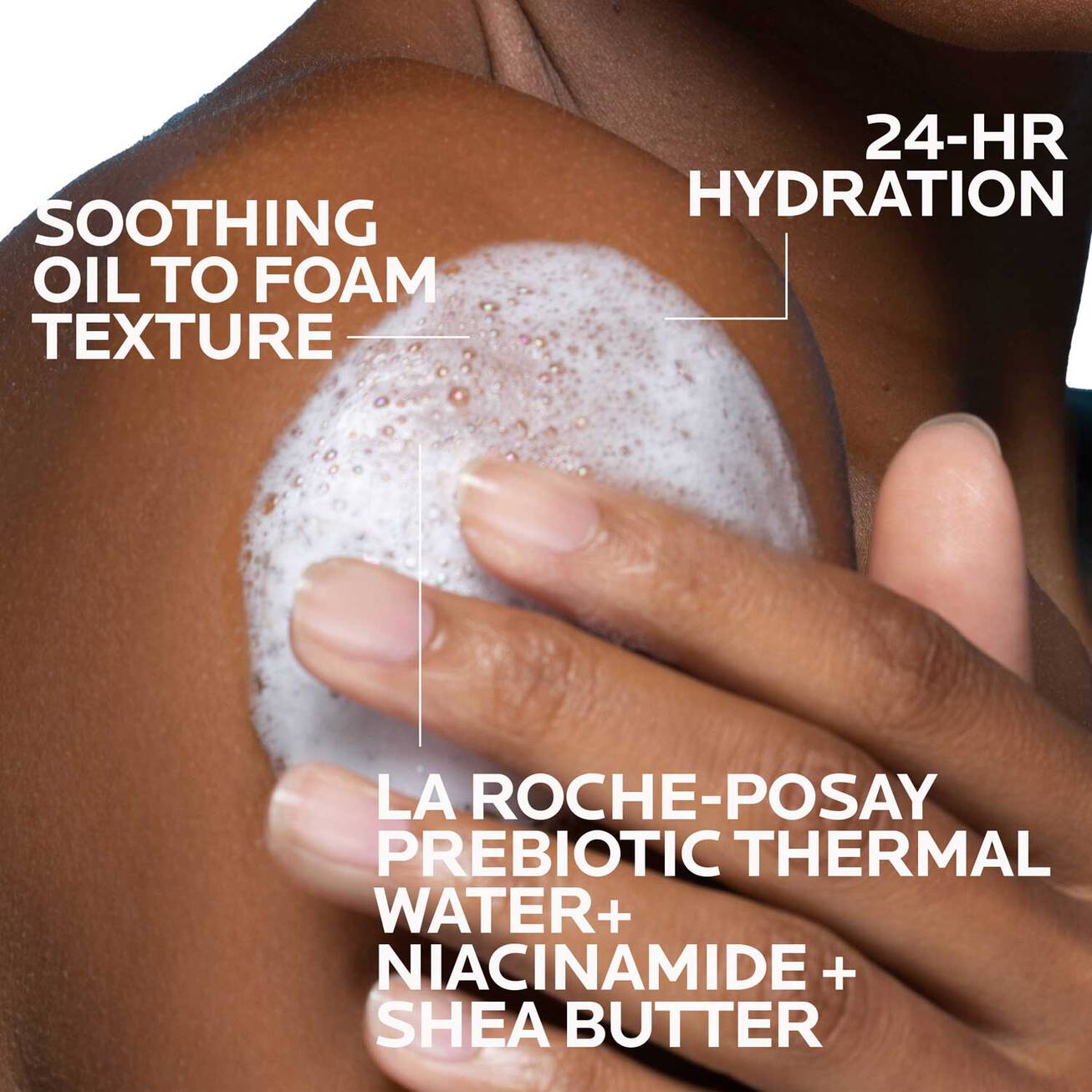 LA ROCHE POSAY Lipkar AP+ Gentle Foaming Cleansing Oil غسول الجسم و الوجه الزيتي من لاروش بوزيه